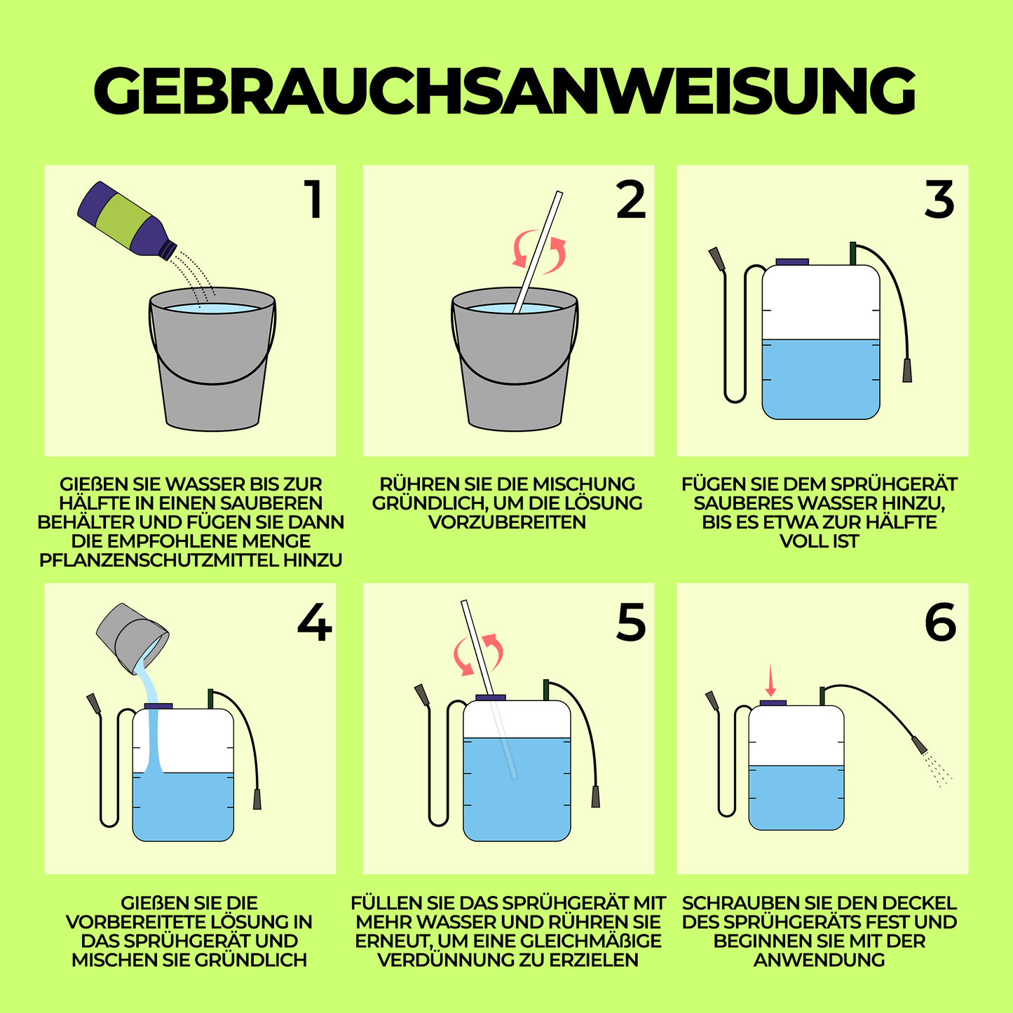 Glyphosat-Herbizid mit hoher Konzentration, Unkrautvernichter